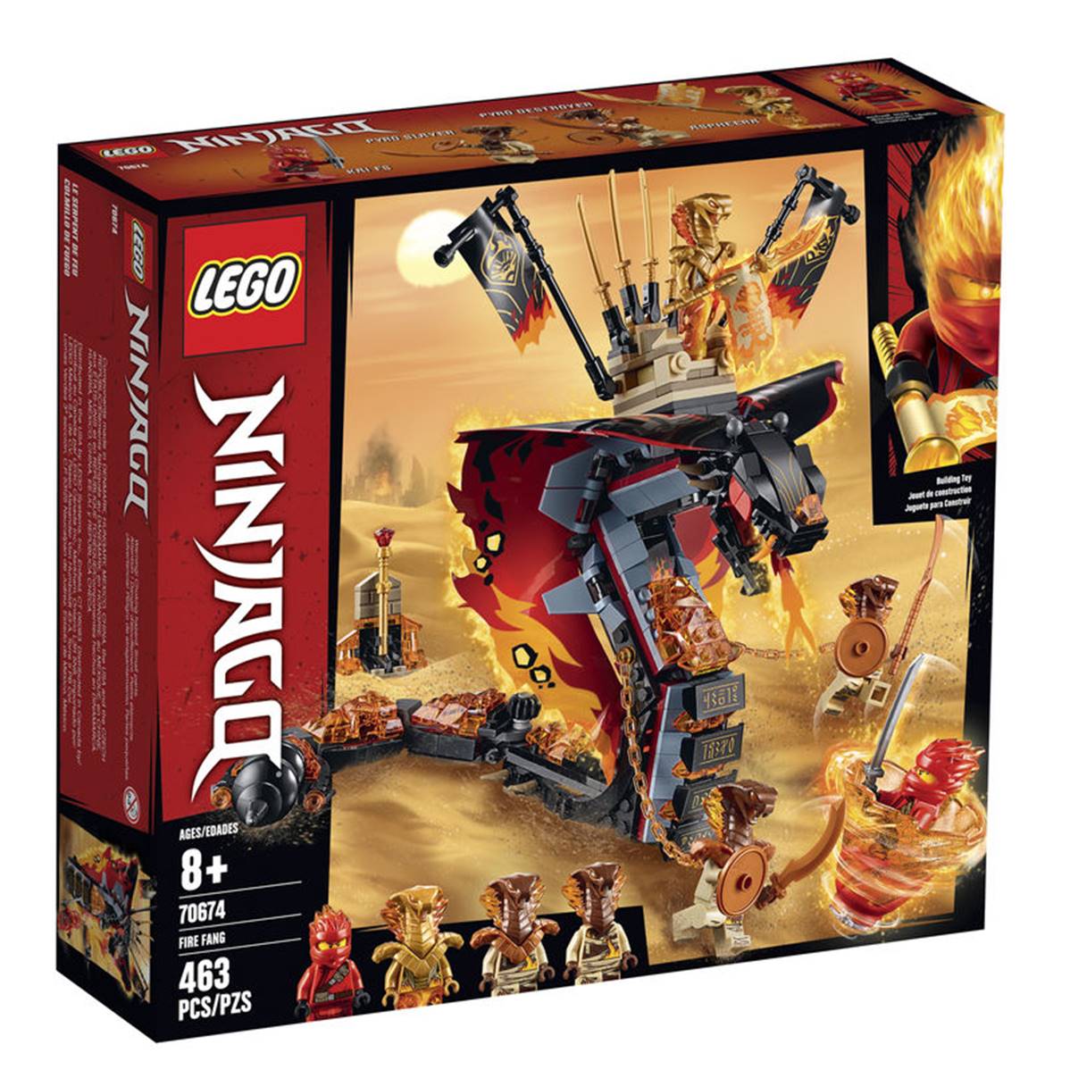 Cracheur De Feu En 6 Lettres LEGO - A1903833 - Rejoins Kai FS dans le monde de NINJAGO®