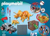 PLAYMOBIL - Bandit avec triceratops pll9434