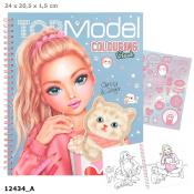 TOP MODEL- 12434 - Album à colorier CUTIE S COLOURING BOOK