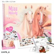 MISS MELODY- 12479 - Horse - CHEVAL  Album à colorier