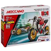 MECCANO - Voiture et moto meccano 5 modeles