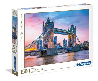 CLEMENTONI - High quality 1500 pcs - tower bridge