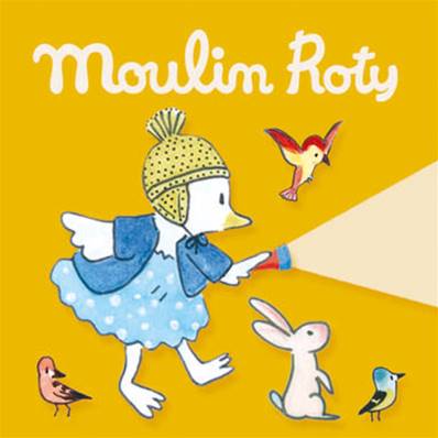 MOULIN ROTY - Boîte de 3 disques pour lampe à histoires la grande famille