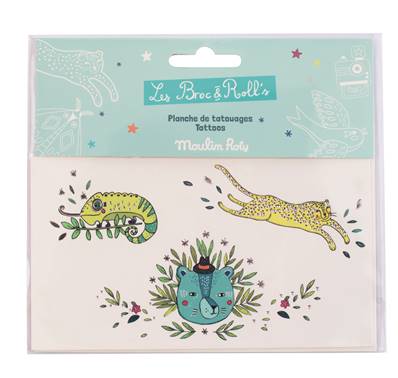 MOULIN ROTY - Tatouages animaux sauvages les broc n rolls