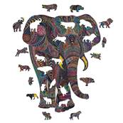 CreatifWood - Puzzle en bois l'eléphant impérial