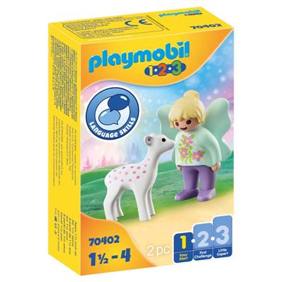 PLAYMOBIL - Fee avec faon 1.2.3