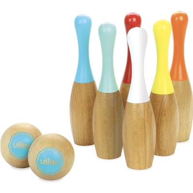 VILAC - 6 quilles bowling bicolores