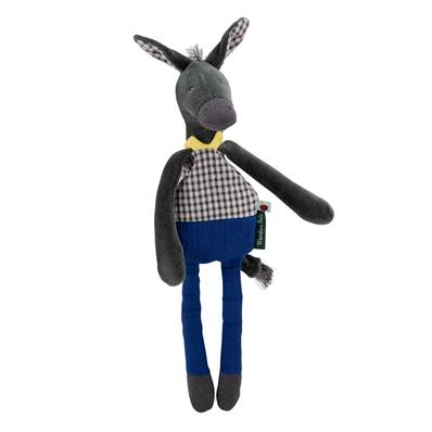 MOULIN ROTY - Doudou-hochet âne pomme des bois