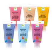 DJECO - 6 tubes de peinture à doigts sweet
