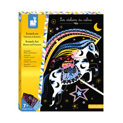 JANOD - Scratch art chevaux et licornes