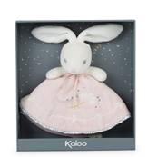 KALOO - Perle - doudou rond lapinou rose - 20cm