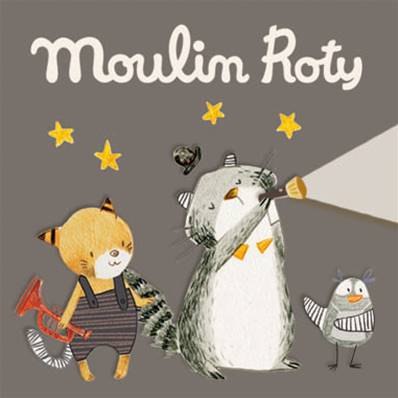 MOULIN ROTY - Boîte de 3 disques pour lampe à histoires les moustaches