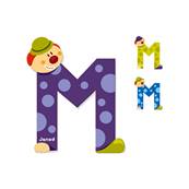 JANOD - Lettre clown m