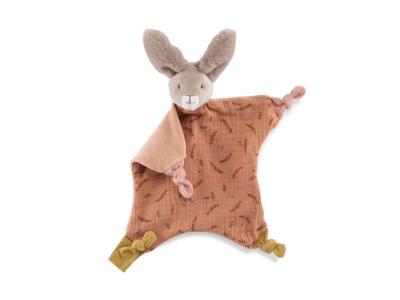 MOULIN ROTY - Doudou lapin argile Trois petits lapins