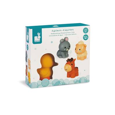 JANOD - 4 gicleurs de bain - les animaux de la ferme