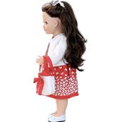 PETITCOLLIN - Marie-françoise classique 40cm madone robe rouge