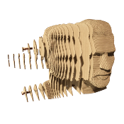 995-CRTNCDP PUZZLE 3D CARTON  LIONEL MESSI
