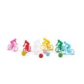 MOULIN ROTY - Jeu de 6 cyclistes avec billes aujourd'hui c'est mercredi
