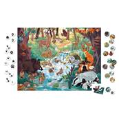 JANOD - Puzzle cherche et trouve les empreintes - 81 pcs