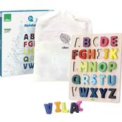 VILAC - Puzzle abc alphabet à encastrer sous la canopée