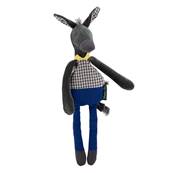MOULIN ROTY - Doudou-hochet âne pomme des bois