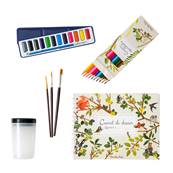 MOULIN ROTY - Valise aquarelliste le jardin du moulin