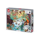JANOD - Puzzle cherche et trouve les empreintes - 81 pcs