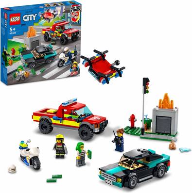 LEGO - Sauvetage pompiers et police City