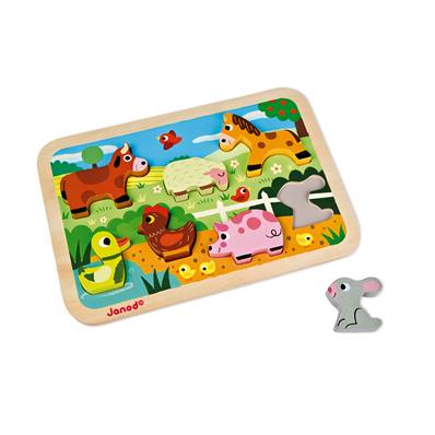 JANOD - Chunky puzzle ferme