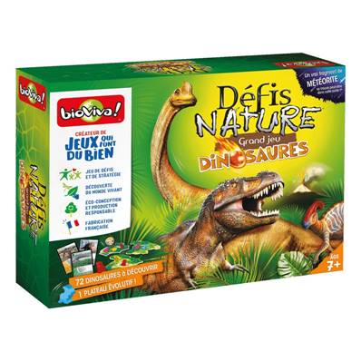 BIOVIVA - Le grand jeu défis nature - dinosaures