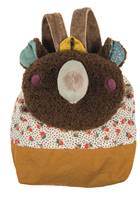 MOULIN ROTY - Sac à dos ours marron les jolis trop beaux