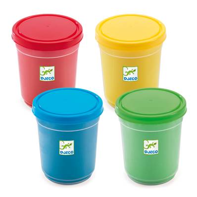 DJECO - 4 pots de pâte à modeler