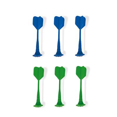 JANOD - 6 flechettes magnetiques (vert et bleu)