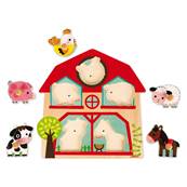 JANOD - Puzzle musical - les copains de la ferme