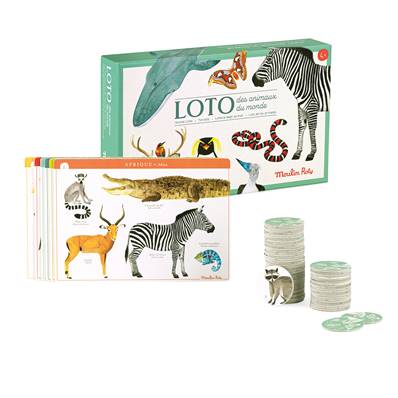 MOULIN ROTY - Loto des animaux tout autour du monde