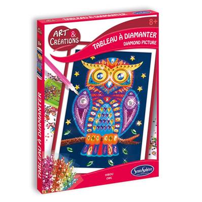 SENTOSPHERE - Art & créations tableau a diamanter hibou