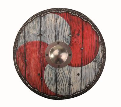 VAH - Bouclier viking eric avec bosse met. 0 41 cm