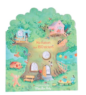 MOULIN ROTY - Cahier stickers la grande famille - 20 pages (emb/6)