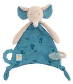 MOULIN ROTY - Doudou attache-tétine éléphant sous mon baobab