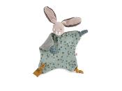 MOULIN ROTY - Doudou lapin sauge Trois petits lapins