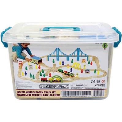 WDK - Baril circuit train bois 100p