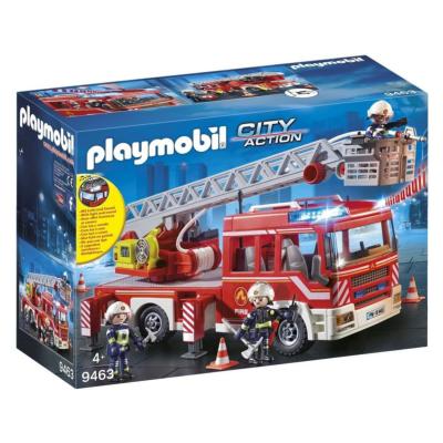 37-A1901711 - PLAYMOBIL 9463 - City Action - Camion pompiers échelle pivotante