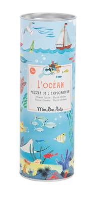 MOULIN ROTY - Puzzle de l'explorateur l'océan (96 pièces) le jardin du moulin