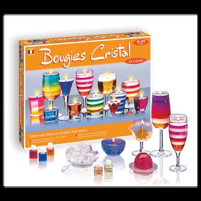 SENTOSPHERE - Kit creatif bougies cristal