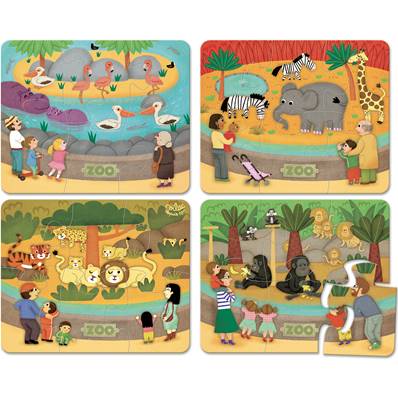 VILAC - Puzzles les animaux du zoo