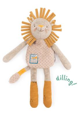 MOULIN ROTY - Doudou-hochet lion sous mon baobab