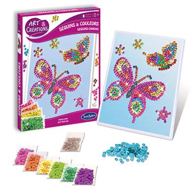SENTOSPHERE - Art & créations sequins & colours - papillon