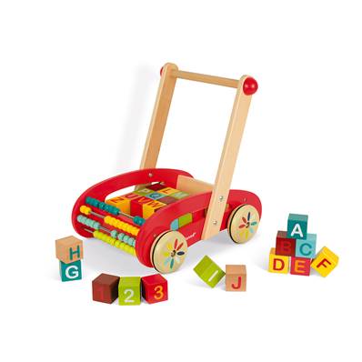 JANOD - Chariot abc buggy tatoo - 30 cubes