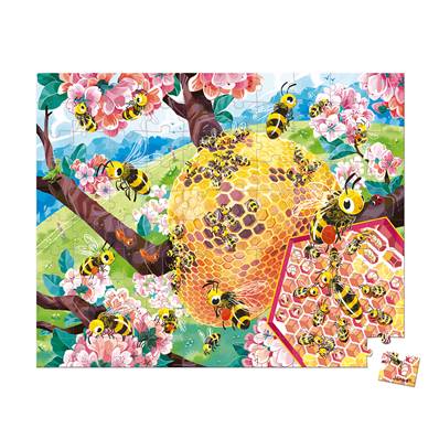 JANOD - Puzzle la vie des abeilles - 100 pieces