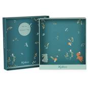 KALOO - Fripons - doudou carre renard leonard - 20cm